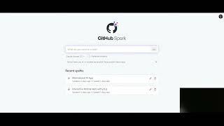 Live AI Creation with GitHub Spark: Type Your Ideas & Watch Me Build in Real-Time! 1