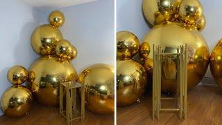 Gold Reusable Balloon Balls