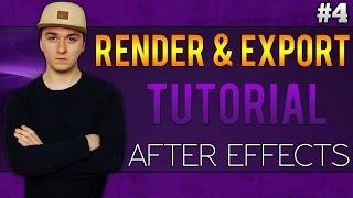 Adobe After Effects CC: How To Render And Export - Tutorial #4