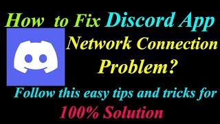 How to Fix Discord App Network Connection Problem in Android&Ios | Discord Internet Connection Error