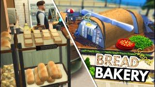 I Made A Bakery In A BREAD SHAPE in the sims 4 Sims 4 Speed Build 