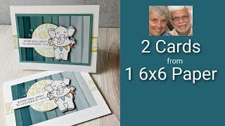 Create with Us/Simple 6 x 6 One Sheet Wonder for Fabulous Cards/Maximize Your Crafting Time!