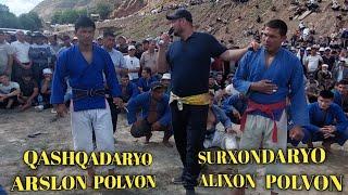 QASHQADARYO ARSLON TOJIEV SURXONDARYO ALIXON POLVON SANGARDAK KURASH 18.6 2022