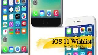 iOS 11 Wishlist features