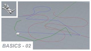 Polylines and 2D Drawing in Rhino - Rhino Basics - Part 2