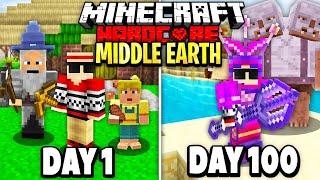 I Survived 100 Days in Middle Earth on Minecraft.. Here's What Happened..