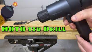 Hoto 12v Brushless Drill: In Use