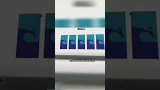 How to make wave banner in minecraft pocket/java/bedrock edition part14. #trending #viral #shorts