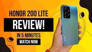 Honor 200 Lite 5G Review: Is This The Ultimate Budget Phone Of 2024??  #honor200lite #honor