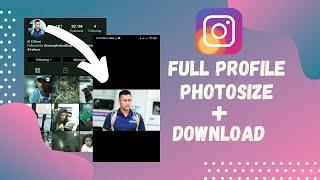 How to see anyone's Instagram profile picture in full size - Instagram profile picture download