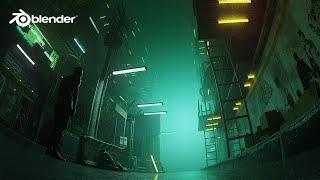 Creating a Cyberpunk Alley with Blender