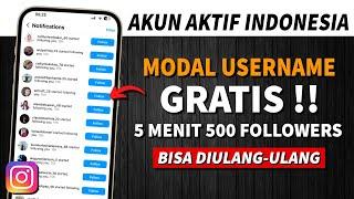 CARA MENAMBAH FOLLOWERS INSTAGRAM GRATIS PERMANEN TANPA AKUN TUMBAL