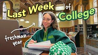 COLLEGE VLOG  studying for finals + last week of freshman year at USC