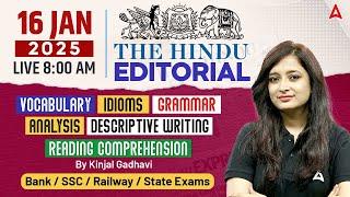 Hindu Editorial Analysis | 16 January 2025 | Vocab, Grammar, Reading, Skimming | By Kinjal Gadhavi