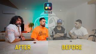 Davinci Resolve Color Grading Tutorial | SLOG3 Clean White Look