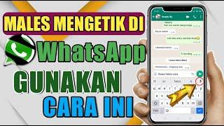 Cara Menulis Pesan WhatsApp Tanpa Mengetik || Cara Mengirim Pesan Whatsapp Tanpa Mengetik