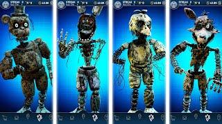 FNAF The Joy of Creation Ignited Animatronics Jumpscares & Workshop Animations