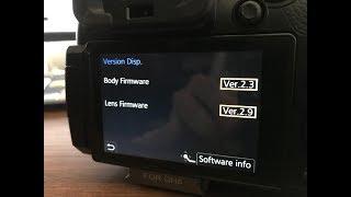 Panasonic Firmware v2.3 Update Tutorial Lumix GH5/GH5s/Etc