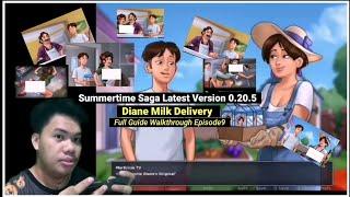 Summertime Saga Latest Version 0.20.5||Diane Milk Delivery ||Full Guide Walkthrough Episode 9