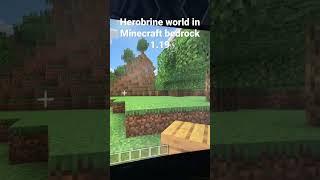 Minecraft herobrine world seed creepypasta in mc bedrock 1.19 #minecraft #minecraftpe #survival