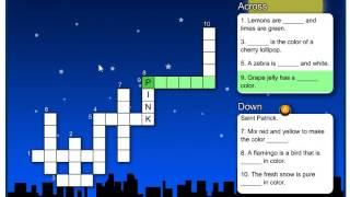 Crossword - VocabularySpellingCity Games