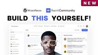 Build a Community and LMS App on WordPress, Step-By-Step | Fluent Community Crash Course