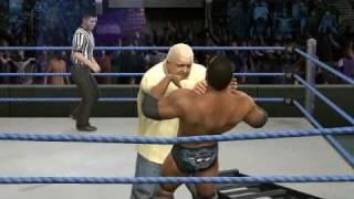 WWE SmackDown vs. RAW 2010 12/21/09 DUSTY VS THE ROCK