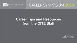 OITE Career Tips & Resources