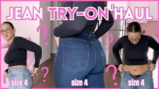 JEAN TRY ON HAUL (finding the best jeans)