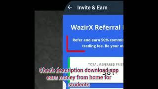 wazirx refer and earn trick, wazirx refer and earn in telugu, wazirx refer and earn proof