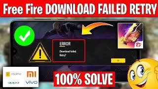 free fire download failed retry | free fire not opening today, free fire error download failed retry
