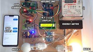 GSM Based ElectricityBilling Display With Bill SMSFeature