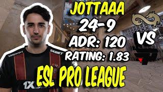 Eternal Fire jottAAA drops 24 Kills vs paiN! jottAAA POV (Inferno) at ESL Pro League Season 21