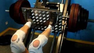 Romain Legrand 17years old leg press