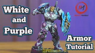 How to Paint Purple and White Armor | Corvus belli | Maximus | Aleph