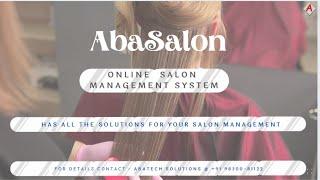 AbaSalon - Online Salon and Spa Management Software System