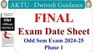 aktu final exam date sheet phase 1, aktu mba final exam date sheet, aktu exam news, aktu circular