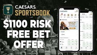 Caesars Online SportsBook Bonus Review$1100 Free Bet!