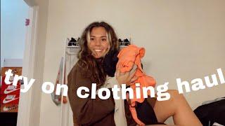 try on clothing haul (boohoo, lululemon & gymshark)