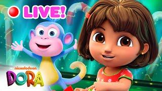  LIVE: Happy Holidays from Dora & Boots! ️ 24/7 Winter Livestream | Dora & Friends