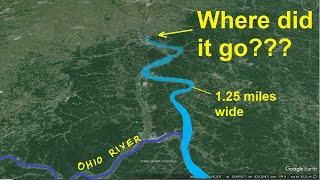 Why is there an ancient "river to nowhere" in southern Ohio?