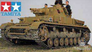 Tamiya 1/35 Panzer IV F Full Build, Part 2, Plastic Model Kit Tank Building, Paint and weathering