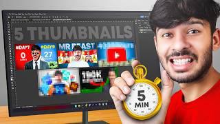 Designing 5 Thumbnails in 5 Minutes