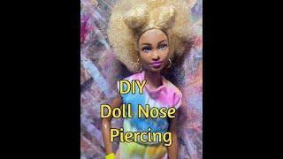 DIY: How To Do Barbie Doll Nose Piercings