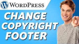 How to Edit Footer Copyright Text on Wordpress! (2024)