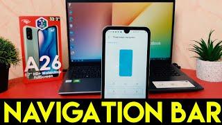 How to change navigation bar in Itel A26