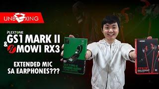 xMowi RX3 Budget Headset & Plextone GS1 Mark II Unboxing & Impressions (Tagalog)