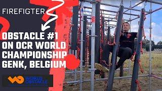Obstacle #1 on OCR World Championship in Genk, Belgium : FIREFIGHTER