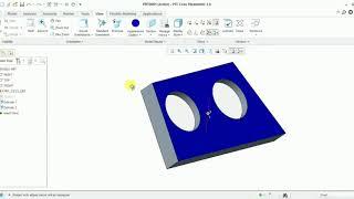 How to select material in CREO