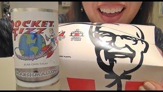 SassEsnacks ASMR: KFC | Fried Chicken | Marshmallow Soda | Gluten Free Vegan Pumpkin Pie